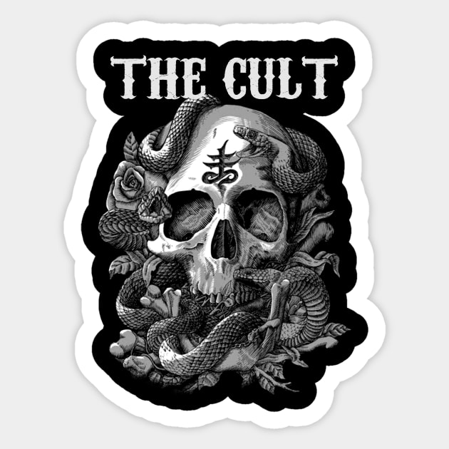 THE CULT BAND MERCHANDISE Sticker by Rons Frogss